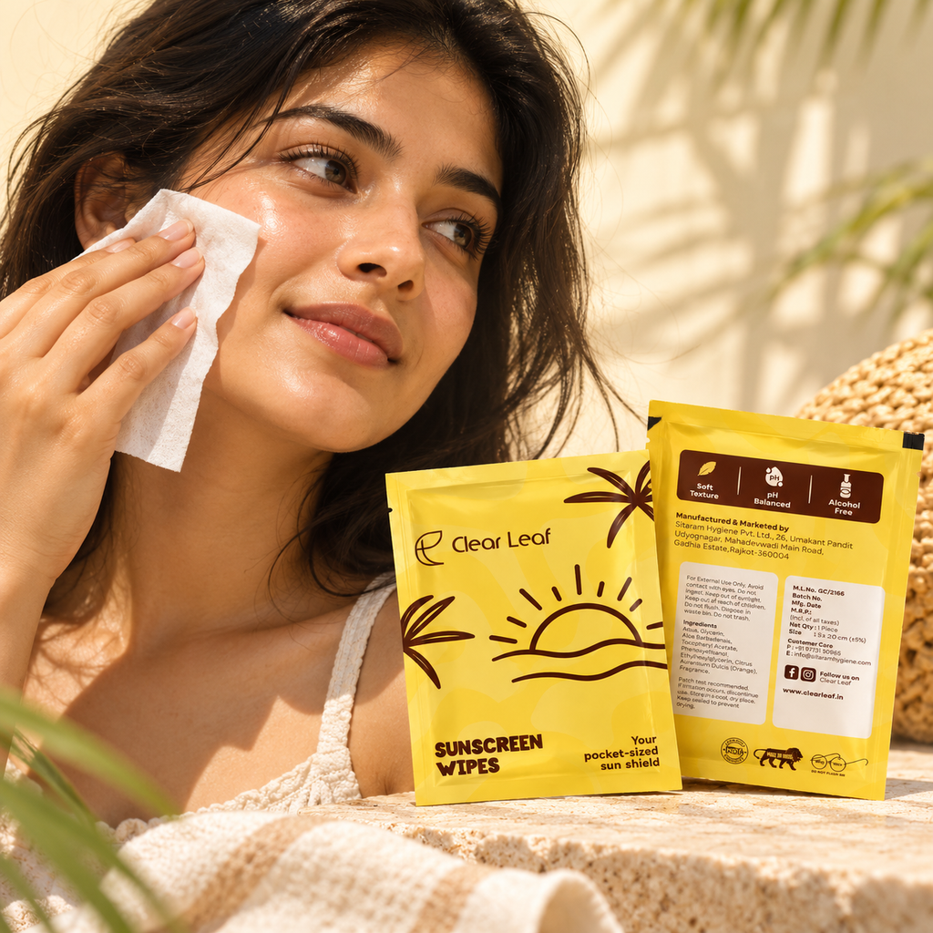 PureSwipe Sunscreen Wipes — Pack of 20 Wipes